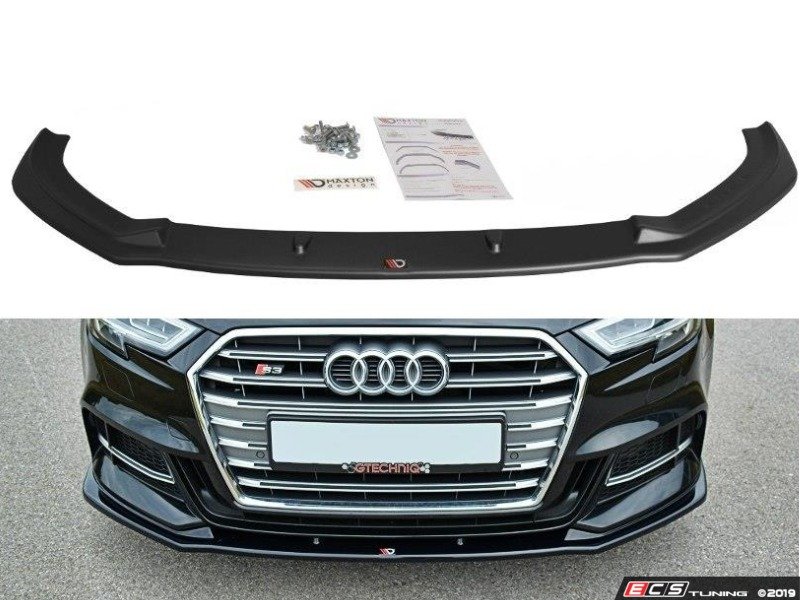 Maxton Design - AU-S3-3F-FD1C - Front Splitter V.1 - Carbon Look