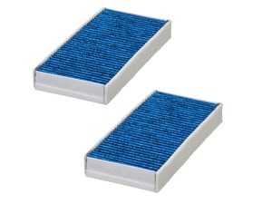 ES#4004068 - 64119321875BF - Bluecare Cabin Filter Active Carbon Set E3950LB-2 - State of the art cabin filters that utilize a Biofunctional layer to protect you and your family from airborne bacteria, viruses, mold, and spores. - Hengst - BMW MINI