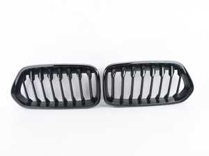 ES#3647170 - 51712455247KT - M Performance Gloss Black Kidney Grille - Set - Give your BMW a high-performance look - Genuine BMW M Performance - BMW