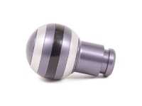 ES#4005309 - I71.72.3231323 - Rennline Shift Knob - Grey / Silver / Black - A 971 race car style shift knob in your modern Porsche - Rennline - Porsche