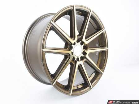 ES#4005387 - F27188510HBZ4SDa - F27 18x8.5 5x100/114.3 40ET Machined Bronze - Priced Each - *Scratch And Dent* - *Please see description prior to ordering* - F1R Wheels - Audi Volkswagen