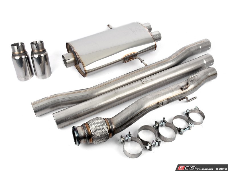 Scorpion SMNS011 Resonated CatBack Exhaust System Polished 90mm