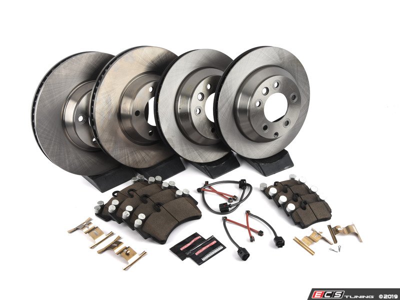 Power Stop KOE4500 Front & Rear Brake Service Kit Autospecialty OE Replacement (350x34/330x28)