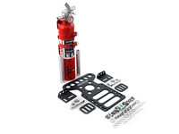 ES#3625860 - FE09H3RBMX250R - Rennline Fire Extinguisher And Universal Mount Package - Dry Chem - Black mount with Red HalGuard Dry Chem fire extinguisher - Rennline - Audi BMW Volkswagen Mercedes Benz MINI Porsche