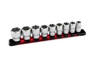 ES#3980674 - OEM22967 - 9 Piece Nut & Bolt Extractor Socket Set-3/8" Drive - Get out of trouble with this handy Set - OEM Tools - Audi BMW Volkswagen Mercedes Benz MINI Porsche