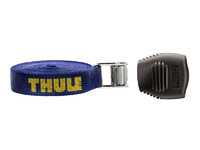 ES#3999399 - 523 - Load Straps - 15 Foot - Pair - Two straps with steel buckles and Buckle Bumpers to protect your vehicle - Thule - Audi BMW Volkswagen Mercedes Benz MINI Porsche