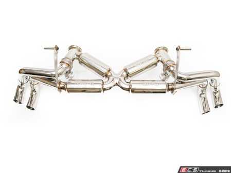 ES#4017023 - FS.AUD.R8V8.VLV - Valvetronic Supersport X-Pipe Exhaust System (2008-2013) - Fully controllable T304 stainless valved catback exhaust system - Features resonated center x-pipe with valves closed, and straight exit dump pipes with valves open - Two unique sounds in one exhaust! - Fabspeed - Audi