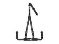 ES#4005601 - 43201B - Black 3-Point Double Release Bolt-In - Upgrade your factory seat belts with these Corbeau 3-Point Harness Double Release belts - Corbeau - Audi BMW Volkswagen Mercedes Benz MINI Porsche