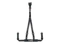 ES#4005604 - 43301B - Black 3-Point Retractable Bolt-In - Upgrade your factory seat belts with these Corbeau 3-Point Harness Retractable belts - Corbeau - Audi BMW Volkswagen Mercedes Benz MINI Porsche