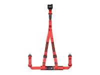 ES#4005606 - 43307B - Red 3-Point Retractable Bolt-In - Upgrade your factory seat belts with these Corbeau 3-Point Harness Retractable belts - Corbeau - Audi BMW Volkswagen Mercedes Benz MINI Porsche