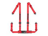 ES#4005610 - 44007B - Red 4-Point Bolt-In - Upgrade your factory seat belts with these Corbeau 4-Point Harness belts - Corbeau - Audi BMW Volkswagen Mercedes Benz MINI Porsche