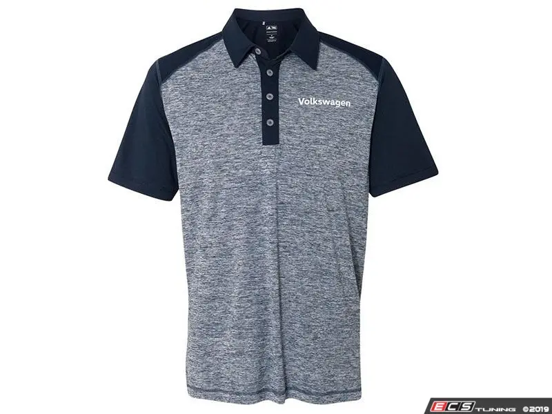 adidas heather block polo