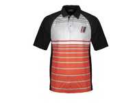 ES#4020688 - ACM0053BLK3X - Heritage Stripe Polo - Mens 3XL - This sporty yet sophisticated polo features a distinctive stripe pattern that showcases the collections Heritage label. - Genuine Volkswagen Audi - Audi
