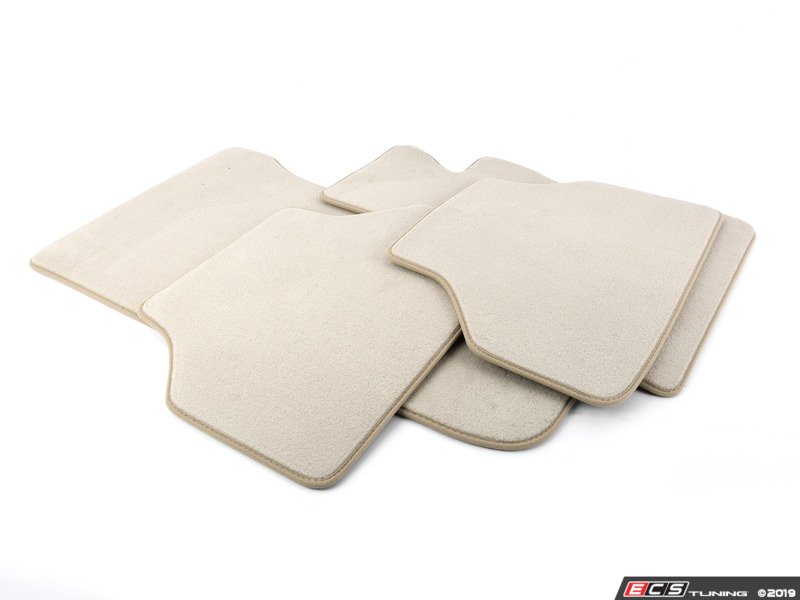 Genuine BMW 51476987023 E60/61 Floor Mat Set Cream Beige (51476