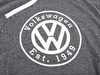 ES#3549838 - DRG002572BLKLG - 1949 Circle Hoodie - Large - The super soft, tri-blend fleece of this pullover will have you wanting to wear it everyday! - Genuine Volkswagen Audi - Volkswagen