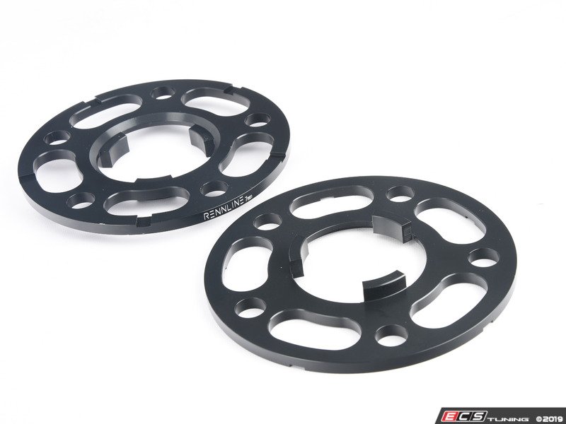 Rennline ls107mmKT1 Wheel Spacer & Stud Conversion Kit Pair (For