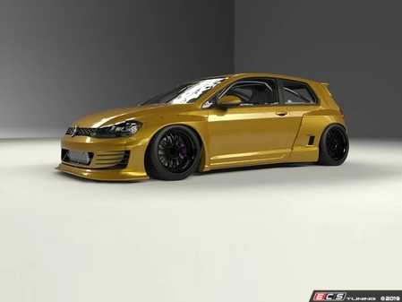 ES#4039929 - 17090310 - Pandem - Rocket Bunny Aero Kit - FRP - Transform the look of your MK7 with this exquisite widebody kit from Pandem. Includes the full kit in FRP plus rear spoiler. - Pandem - Volkswagen