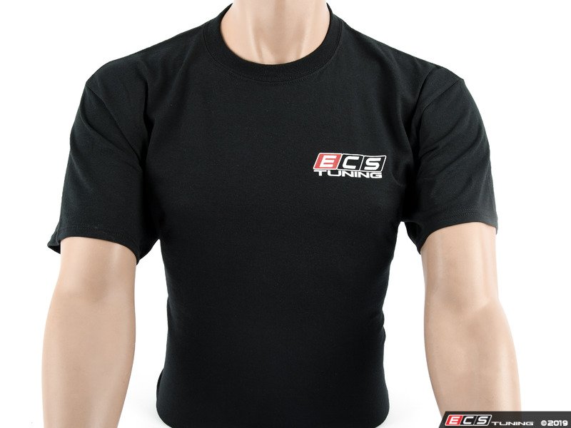 ECS - 6060703 - Black ECS Short Sleeve T-Shirt - Large