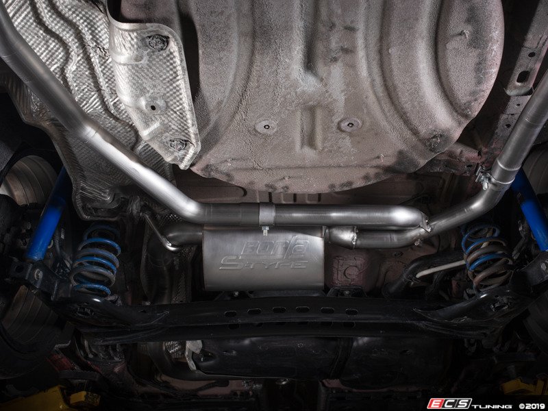 Assembled By ECS 027366ecs0103KT MK7 Jetta Borla Quad Tip CatBack