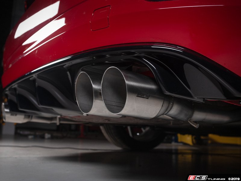 Assembled By ECS 027366ecs0103KT MK7 Jetta Borla Quad Tip CatBack