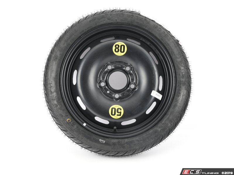 Assembled By ECS 3611685150611570 15" Emergency Spare Wheel/Tire Set