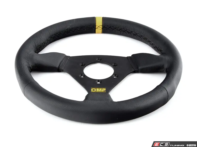 OMP - OD/1976/N - Trecento Racing Steering Wheel - Black/Yellow