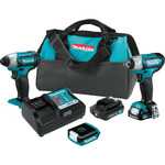 ES#4045264 - MKTCT324 - 12v MAX CXT Lithium-Ion Cordless 3 Pc Combo Kit - Makita - Audi BMW Mercedes Benz MINI Porsche