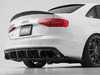 ES#4147363 - 028807ecs01KT - Audi B8.5 S4 / A4 S-Line Rear Diffuser - Gloss Black - Add some aggressive styling to your Audi! - ECS - Audi