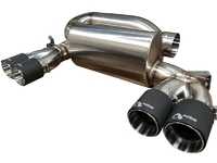 ES#4046205 - 11-045C - Signature Performance Rear Exhaust System - Carbon Fiber Tips - Reduces weight, improves torque and horsepower numbers, and adds a deeper more gowl-like sound than stock. - Active Autowerke - BMW