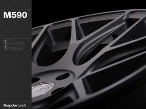 ES#4056178 - m590msm88819KT - 19" M590 Wheels - Set Of Four - 19"x9.5" ET25 CB66.6 5x112 - *Bespoke Level 1 Finish* - Technica Titanium Powdercoat - Avant Garde - Audi