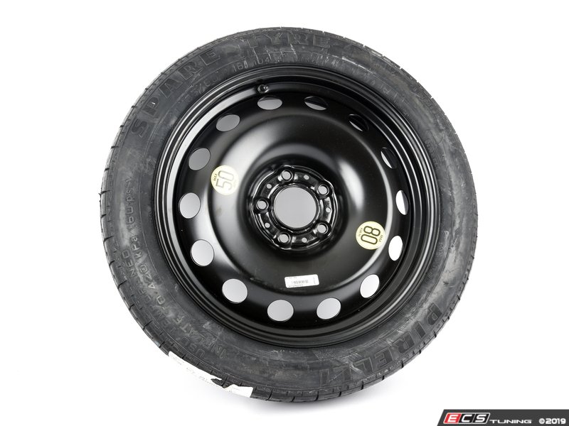 Assembled By ECS 36116796147kt 18" Emergency Spare Wheel/Tire Set