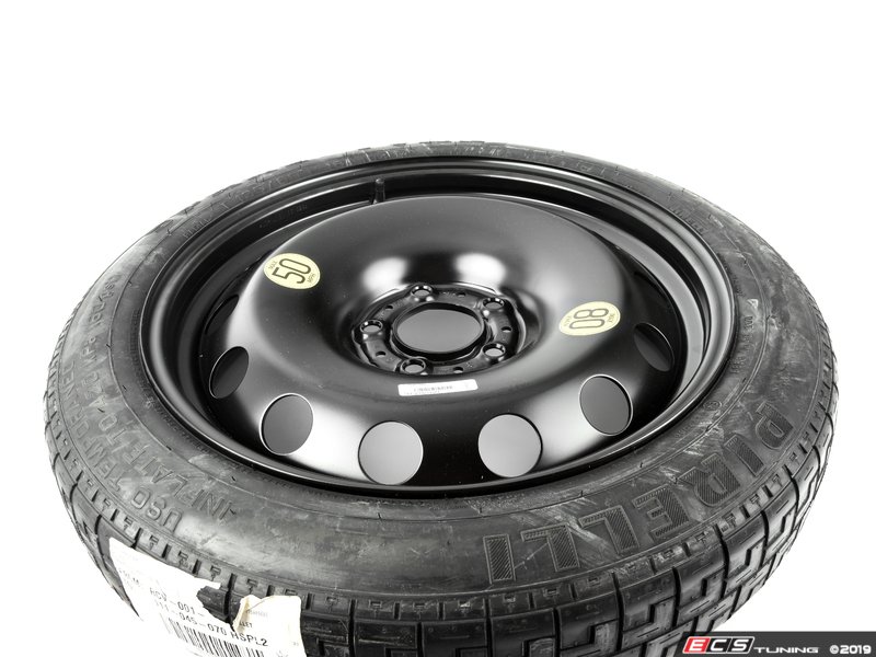 Assembled By ECS 36116796147kt 18" Emergency Spare Wheel/Tire Set