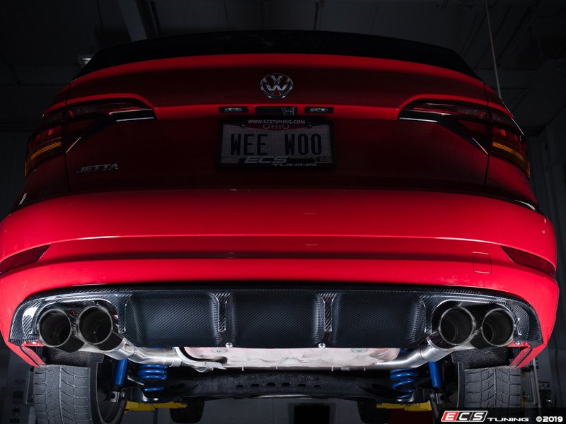 ECS News MK7 Jetta 1.4T Quad Tip Cat & Axle Back Exhaust System