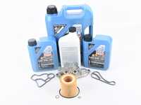 ES#4056700 - 11428637820KT2 - Oil Cooler thermostat replacment kit - Includes both oil filter housing gaskets, new oil cooler thermostat, and a Liqui Moly oil change kit - Assembled By ECS - BMW