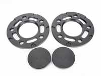 ES#3063081 - TMS324027 - Turner BMW 10mm Front Big Pad Wheel Spacer And Hub Extender Kit - Black (Pair) - Safely install 10mm spacers by extending the surface area of your hub - Turner Motorsport - BMW