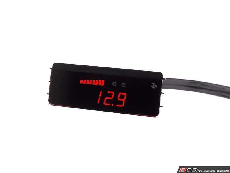 P3 Gauges - LAP3VGT4 - P3 Boost Gauge - Red Bars/Red Digits - Without Vent