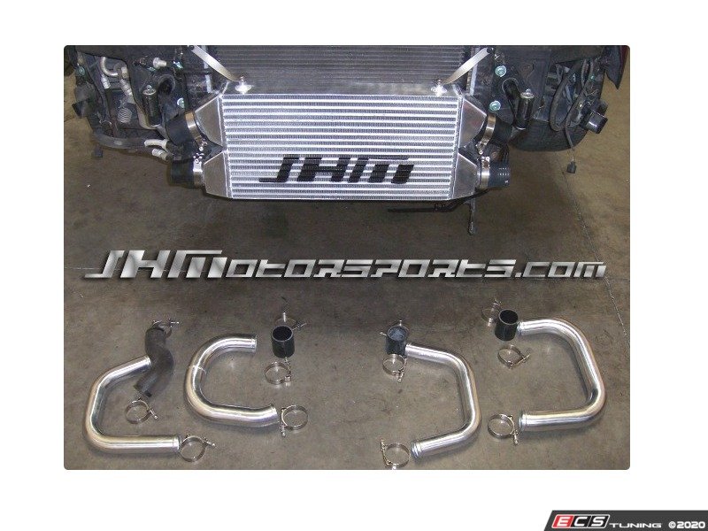 JH Motorsports - FMICB5S4-BLACK - JHM Front Mount Intercooler (FMIC ...