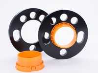 ES#4070289 - 56050006 - Wheel Spacer Kit - 25mm (1 Pair) - Through-hole system with multi bolt holes and patented center adapters for cars with wheel bolts and wheel studs. - Suspension Techniques - Audi Volkswagen