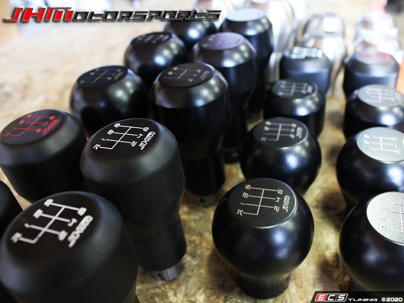 JH Motorsports WSKDelrSc1038 JHM Weighted Black Delrin Shift Knob