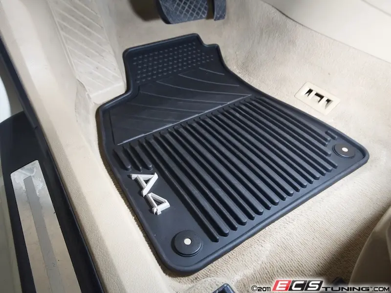 Uluru het doel garen Genuine Volkswagen Audi - 8E1061450041 - All Weather Rubber Floor Mat Set -  Black