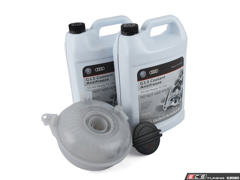 Genuine Volkswagen Audi 5q0121407tKT1 Coolant Expansion Tank Kit