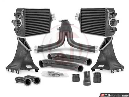 ES#4148255 - 700001099-991.1 - Competition Package Intercooler Kit - With Y-Charge Pipe - 40% more volume compared to the stock mounted intercoolers - Wagner Tuning - Porsche
