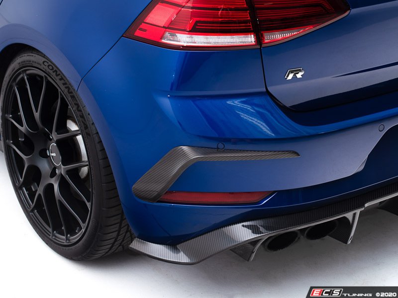 ECS - 003214LA01 - MK7.5 GTI/Golf R Carbon Fiber Rear Bumper Flare Set