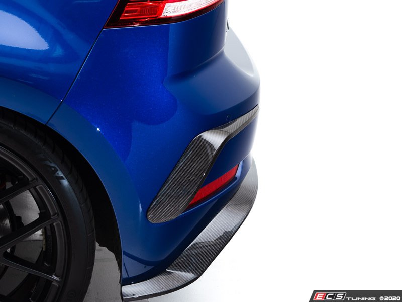 ECS 003214LA01 MK7.5 GTI/Golf R Carbon Fiber Rear Bumper Flare Set