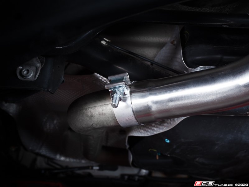 ECS 023245ECS0102KT MK7 GTI Muffler Delete Kit With 4.0" Chrome Tips