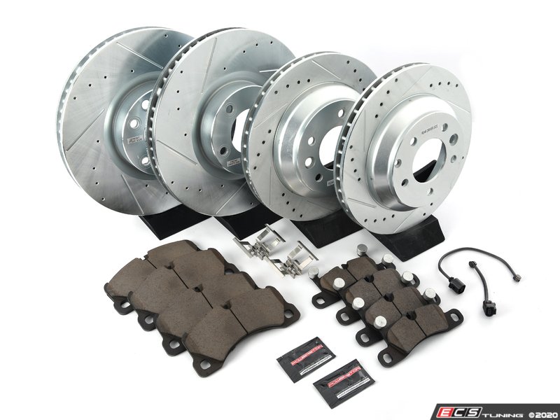 Power Stop K6650 Front & Rear Brake Service Kit Z23 Evolution Sport
