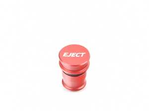 ES#4171972 - 028636ECS05-01 - Billet Power Port Plug - "Eject" - Red Anodized - A little fun and function for your car! - ECS - Audi BMW Volkswagen Mercedes Benz MINI Porsche