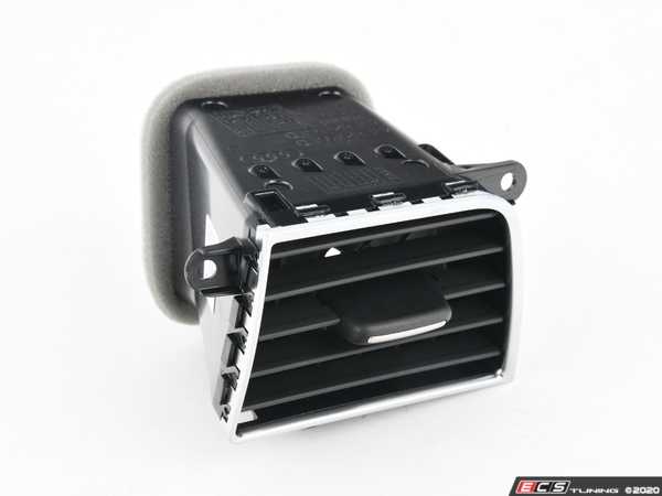 Genuine Volkswagen Audi - 4H1820951DWVF - Dashboard Air Vent - Black ...