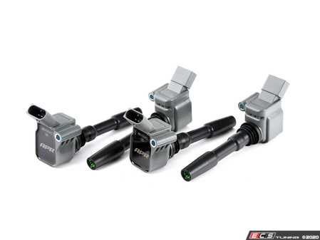 ES#4164404 - MS100203-4KT - APR Upgraded Ignition Coils - Grey - Set Of Four - Designed to be a direct plug-and-play upgrade to factory coils, providing greater energy output, ensuring a stronger and more consistent spark! - APR - Audi Volkswagen