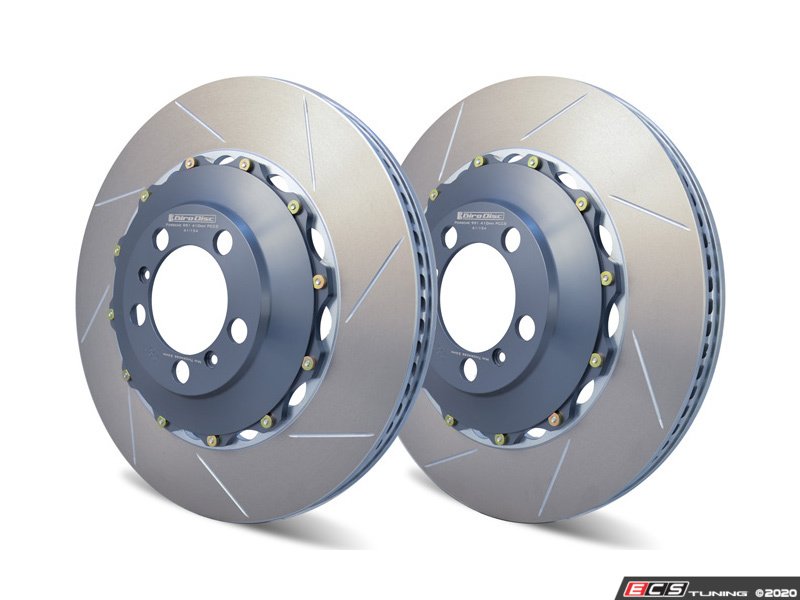 Girodisc A1154 Front 2Piece Floating Slotted Rotors Pair